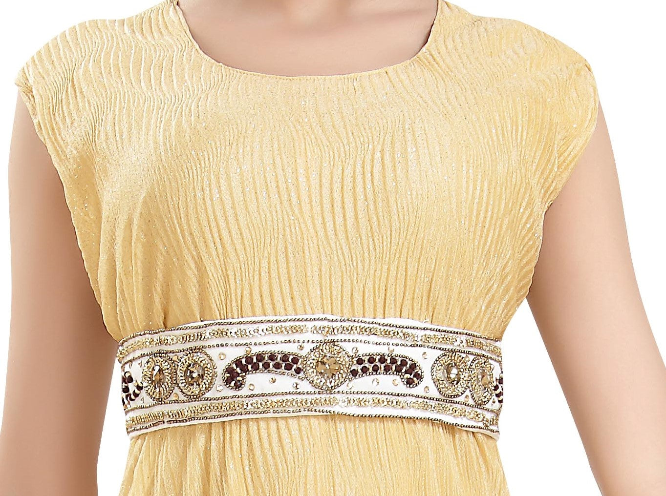 Abaya Kaftan in 3pcs Set Long Sleeve Wedding Gown - Maxim Creation