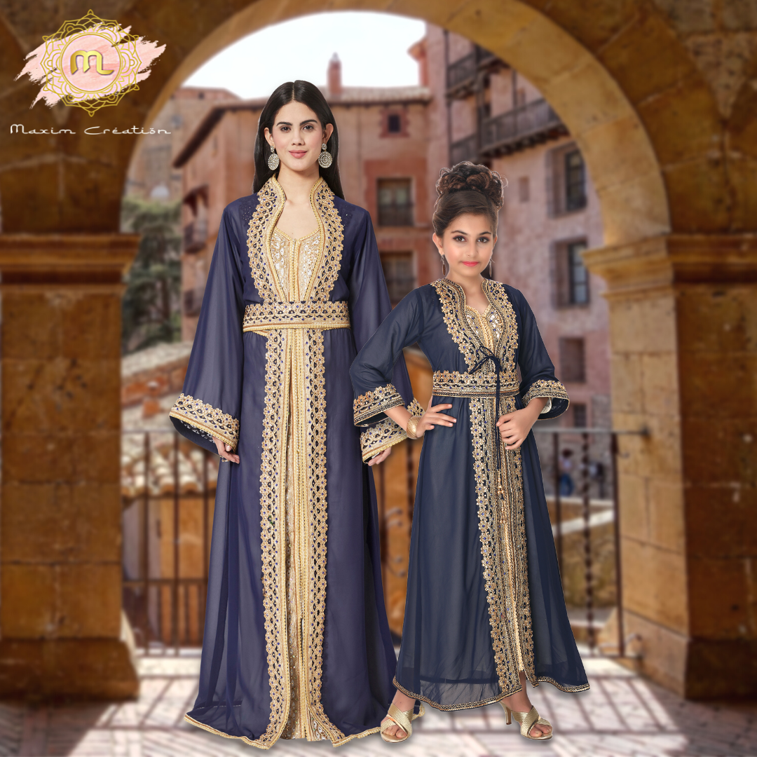 Designer Takchita Dubai Kaftan Gown Bridesmaid Dress