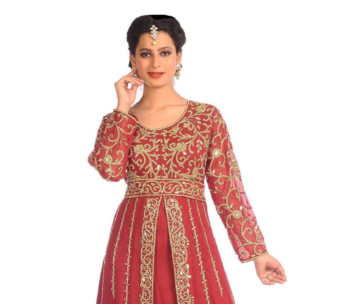 swedish dress designer Designer Gown Royal Swedish Traditional Arabic Dress 3XL / 52 Inches / No Scarf