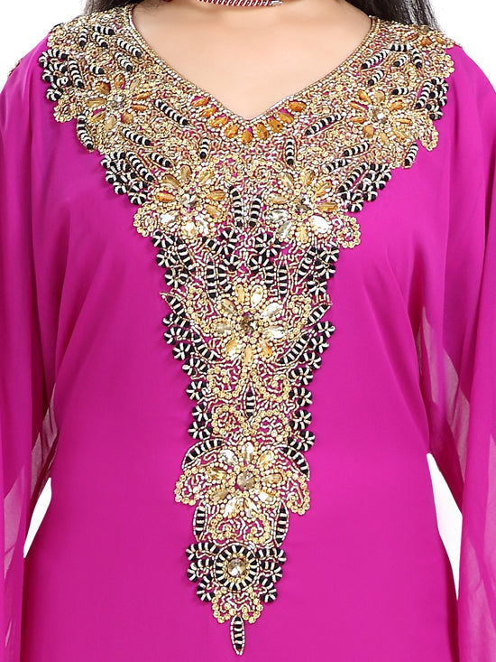 Designer Kaftan For Henna Party Dress - Maxim Creation