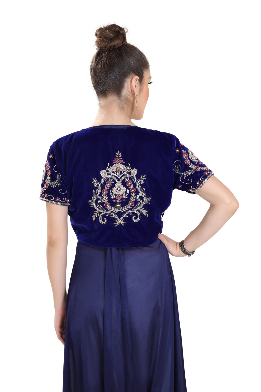 Designer Fustan Evening Wear Bolero Jacket Cardigan – Maxim Creation