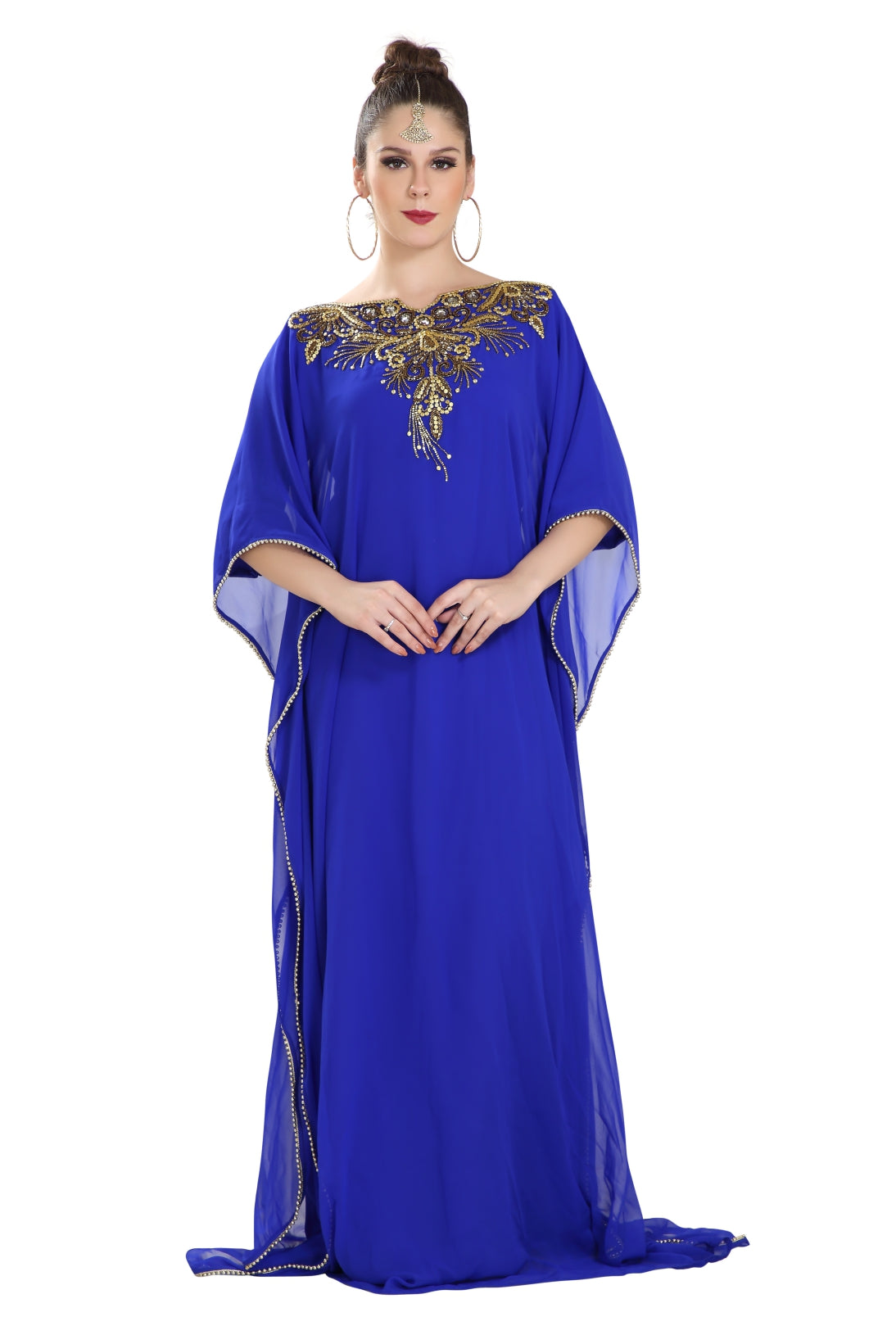 Jalabiya in Royal Blue Maxi Dress Jalabiya in Royal Blue Maxi Dress