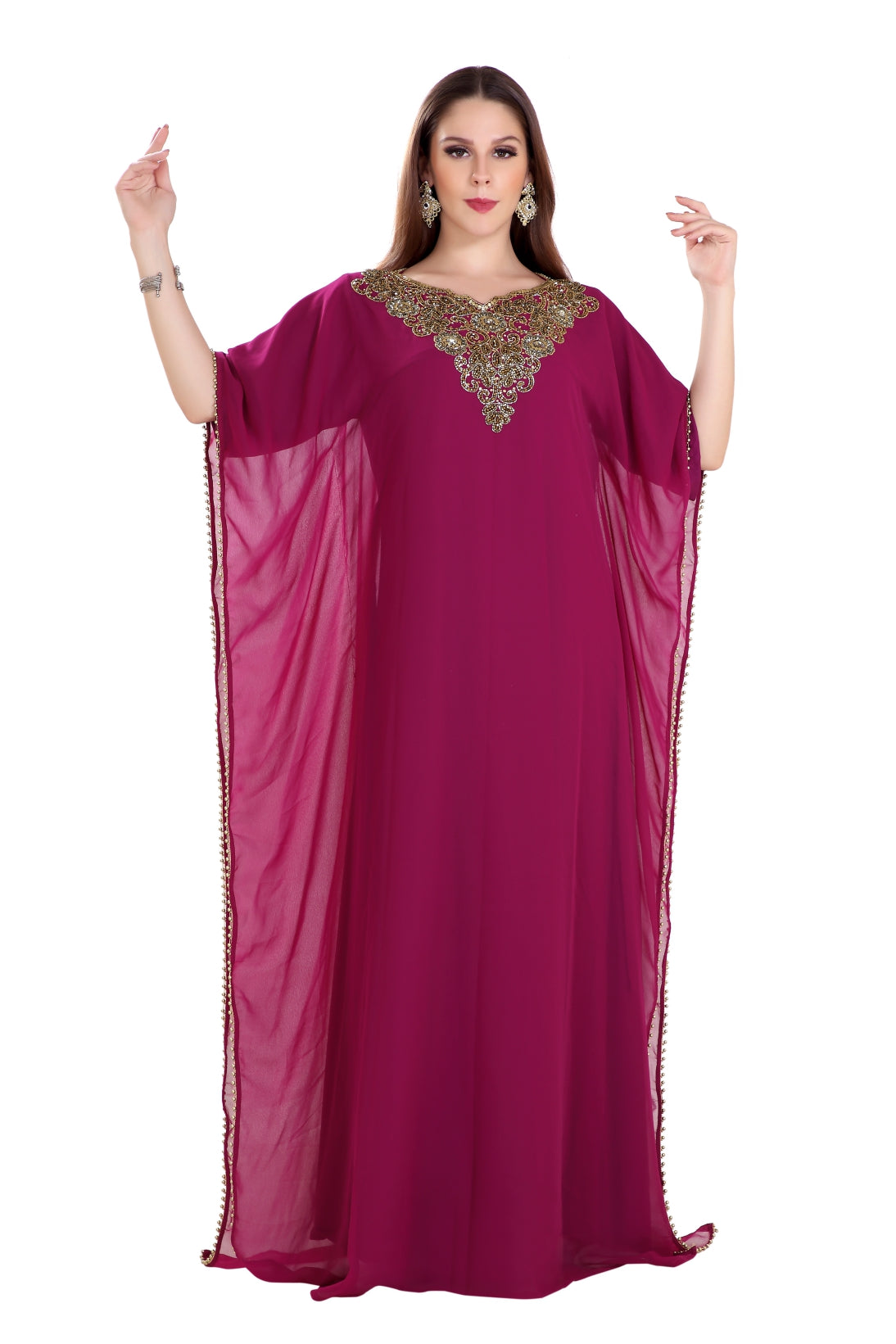 Arabian Princess Wedding Gown Maxi Dress – Maxim Creation - Main Image