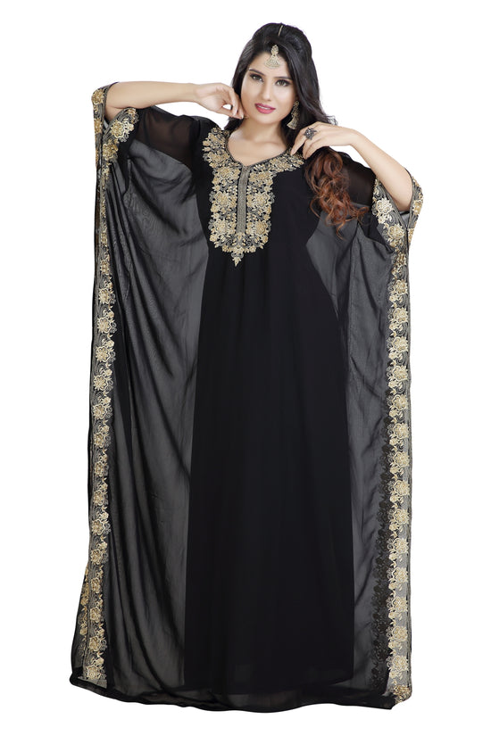 Designer Farasha Arabian Maxi Dress - Maxim Creation
