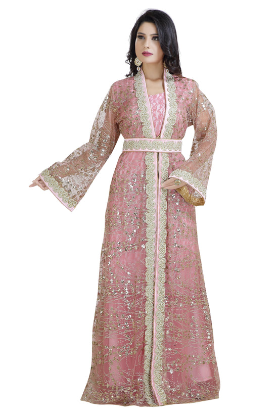 Moroccan Caftan Khaleeji Thobe Gown - Maxim Creation