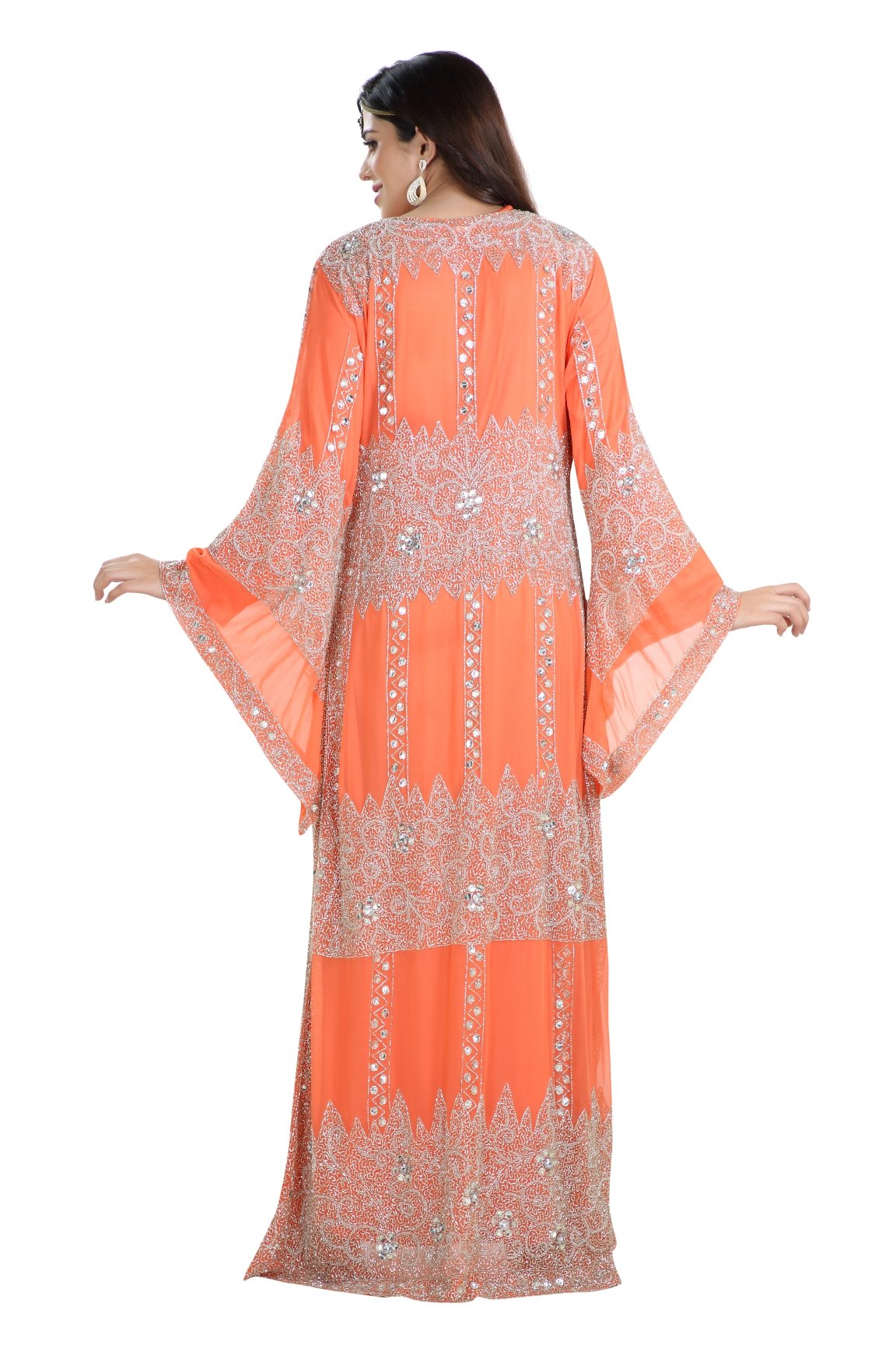 Traditional Dress Hand Embroidered Caftan - Maxim Creation