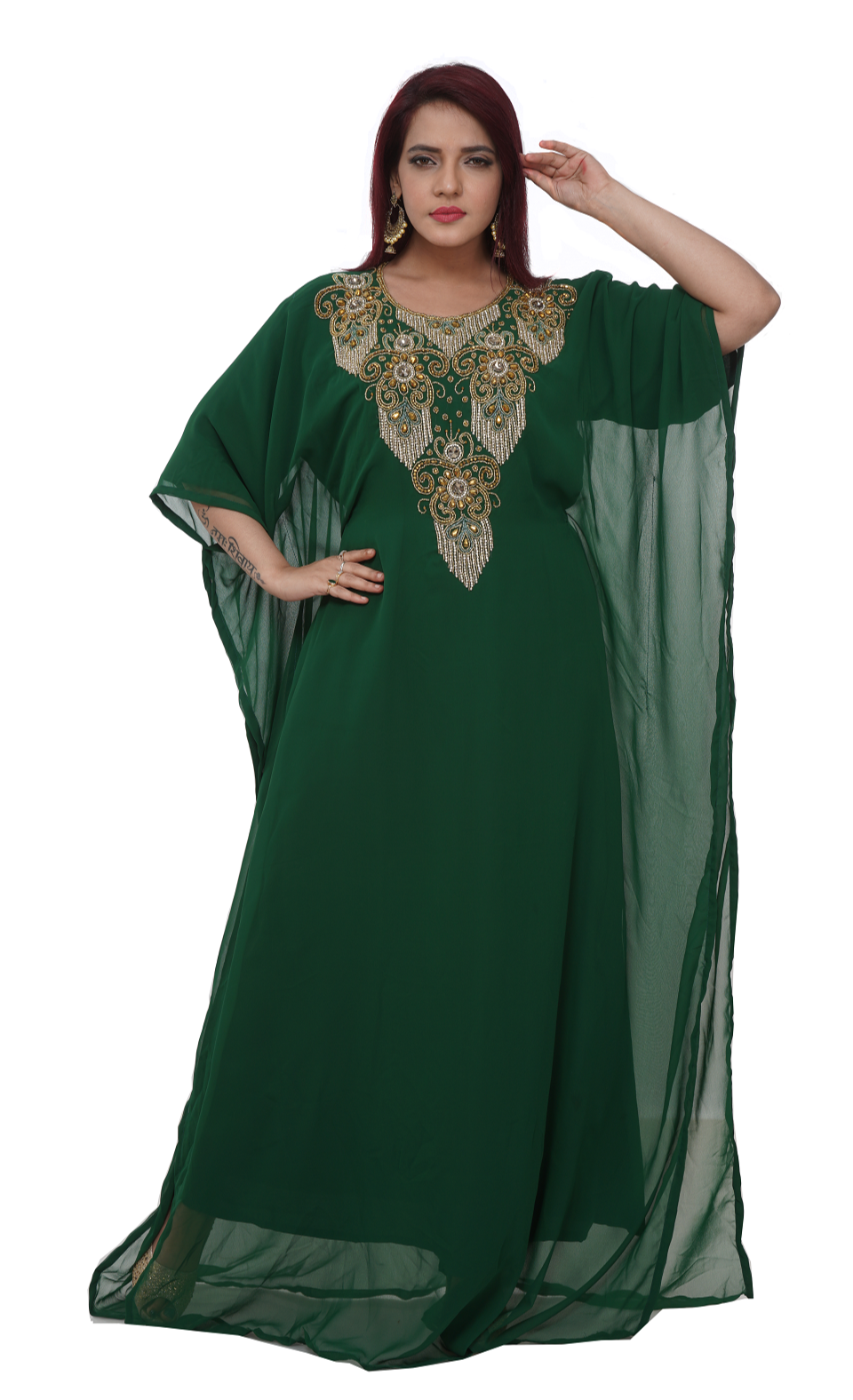Teaparty Dress Plus Size Farasha Maxi – Maxim Creation