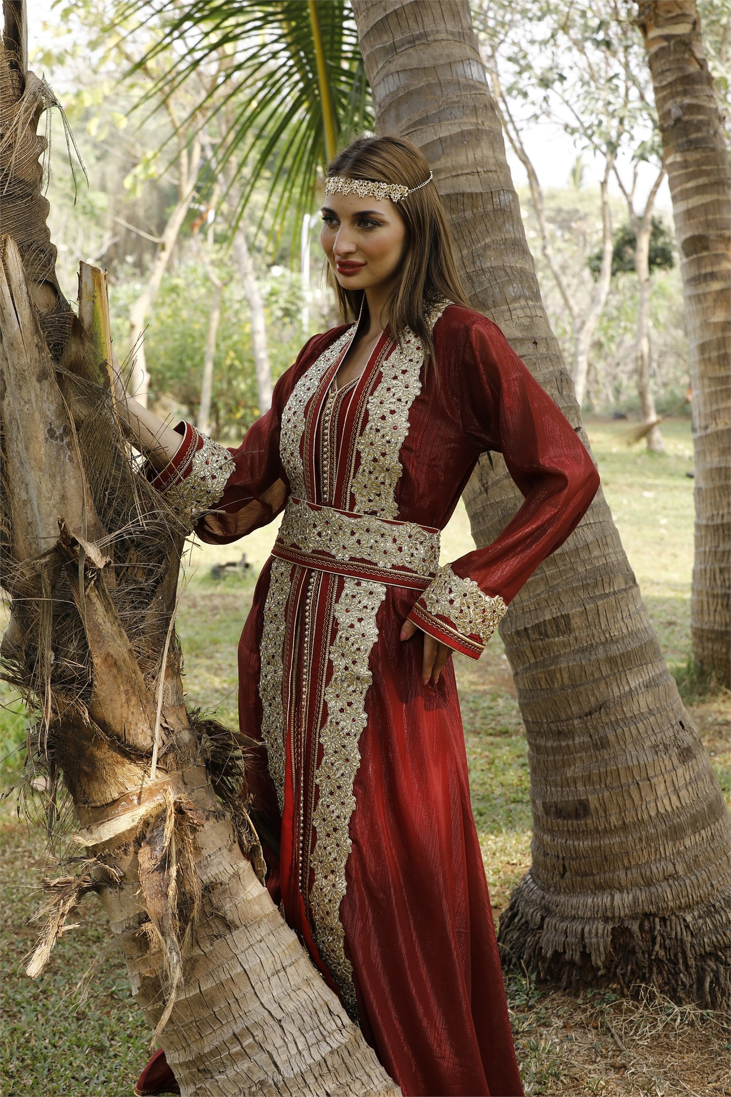Maxim Creation Women Dubai Kaftan Farasha Long Maxi Dress