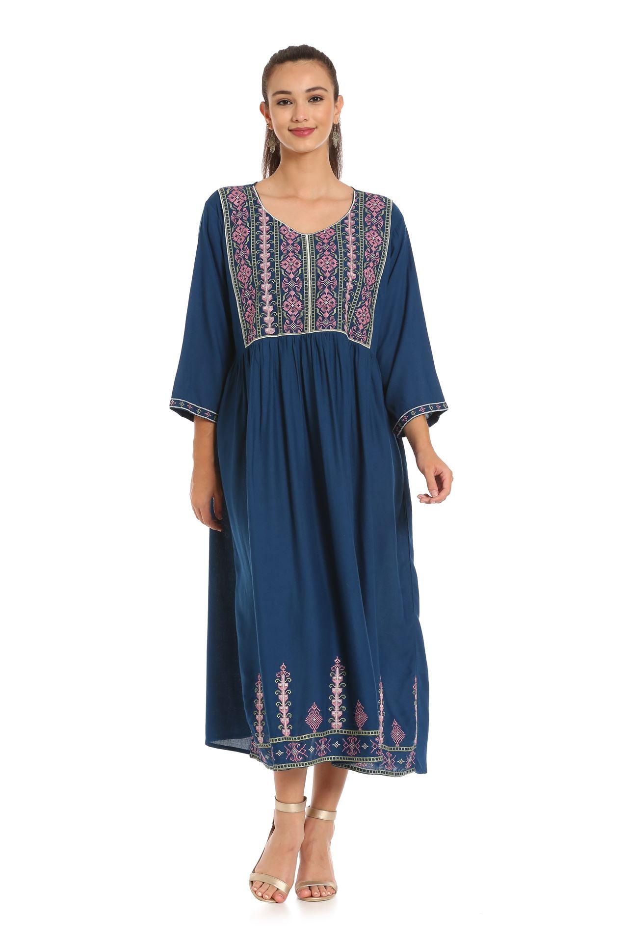 Designer Caftan Traditional Maxi Dress L / 60 Inches Designer Caftan Traditional Maxi Dress L / 60 Inches
