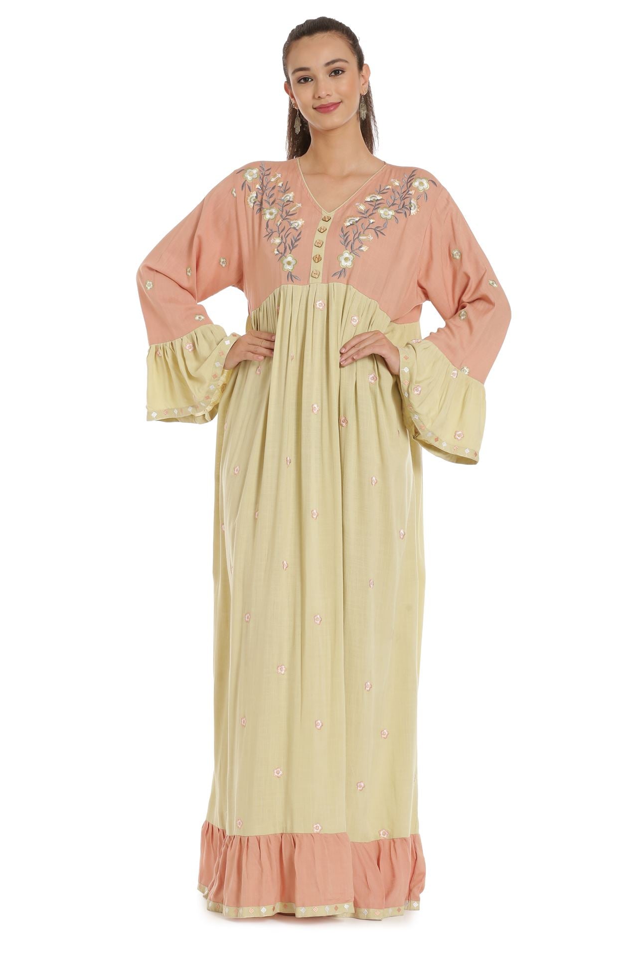 Arabian Gown Evening Tea Party Dress XS / 60 Inches