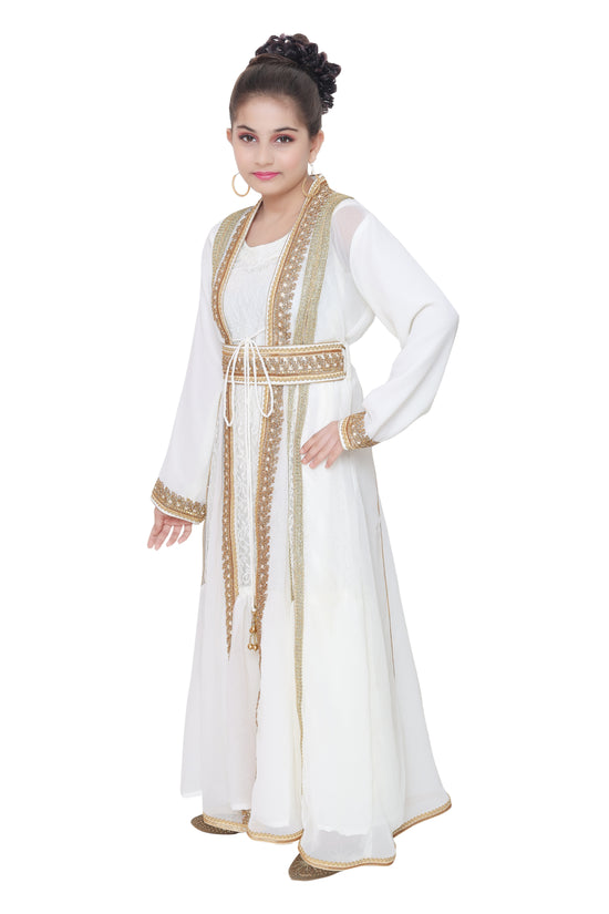 Arabian Cardigan Gown For Kids - Maxim Creation