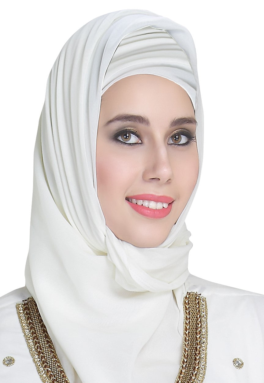 simple hijab dupatta