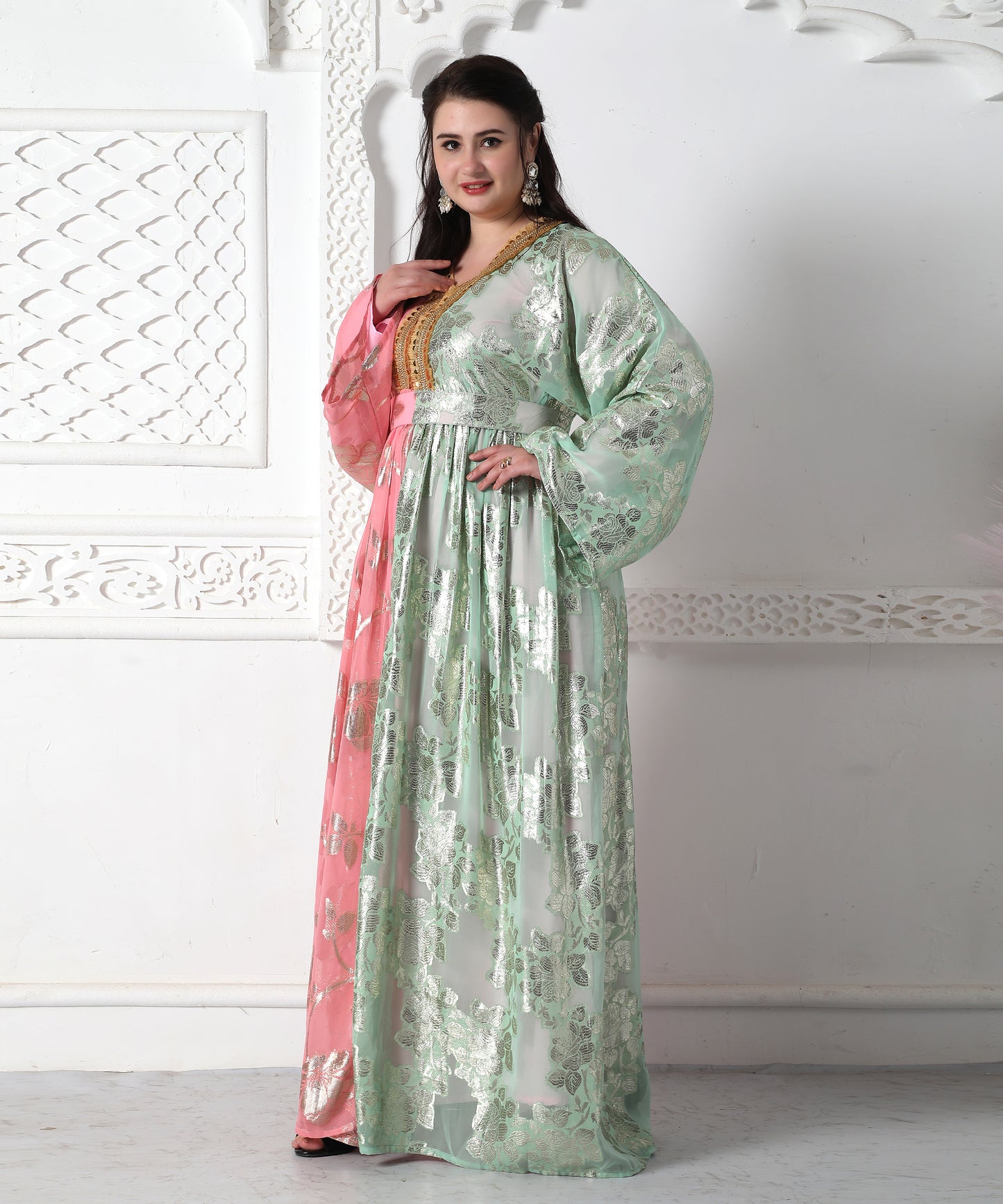brasso dress designs Green Brasso