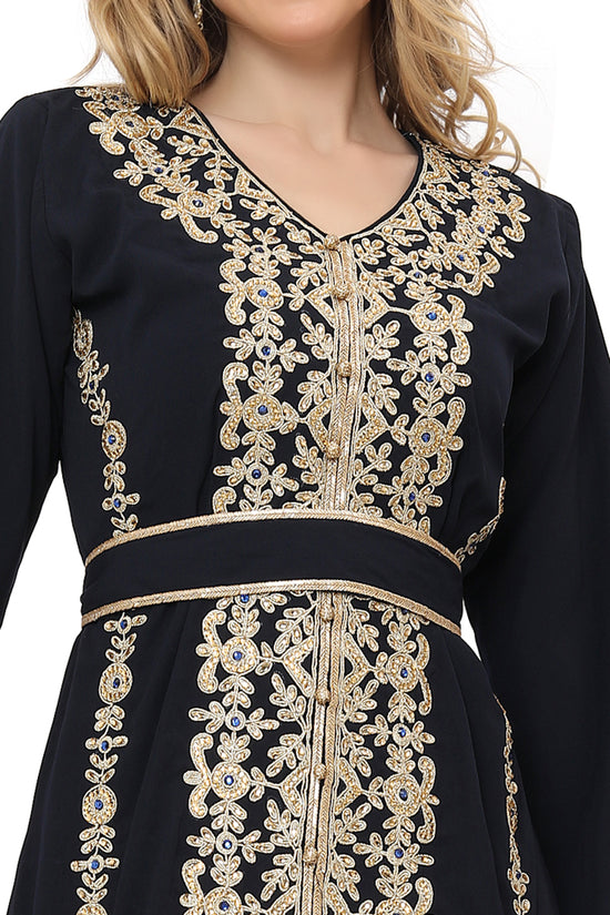Load image into Gallery viewer, Dubai PartyWear Maxi Dress Jalabiya For Women
