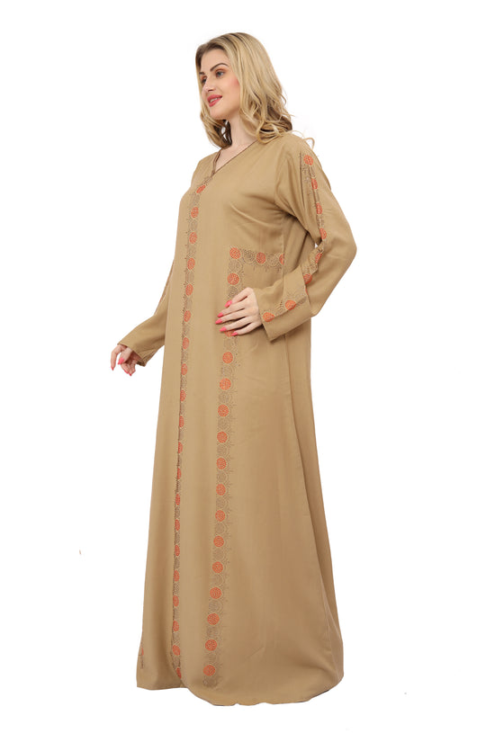 Designer Arabian Kaftan Dress For Women