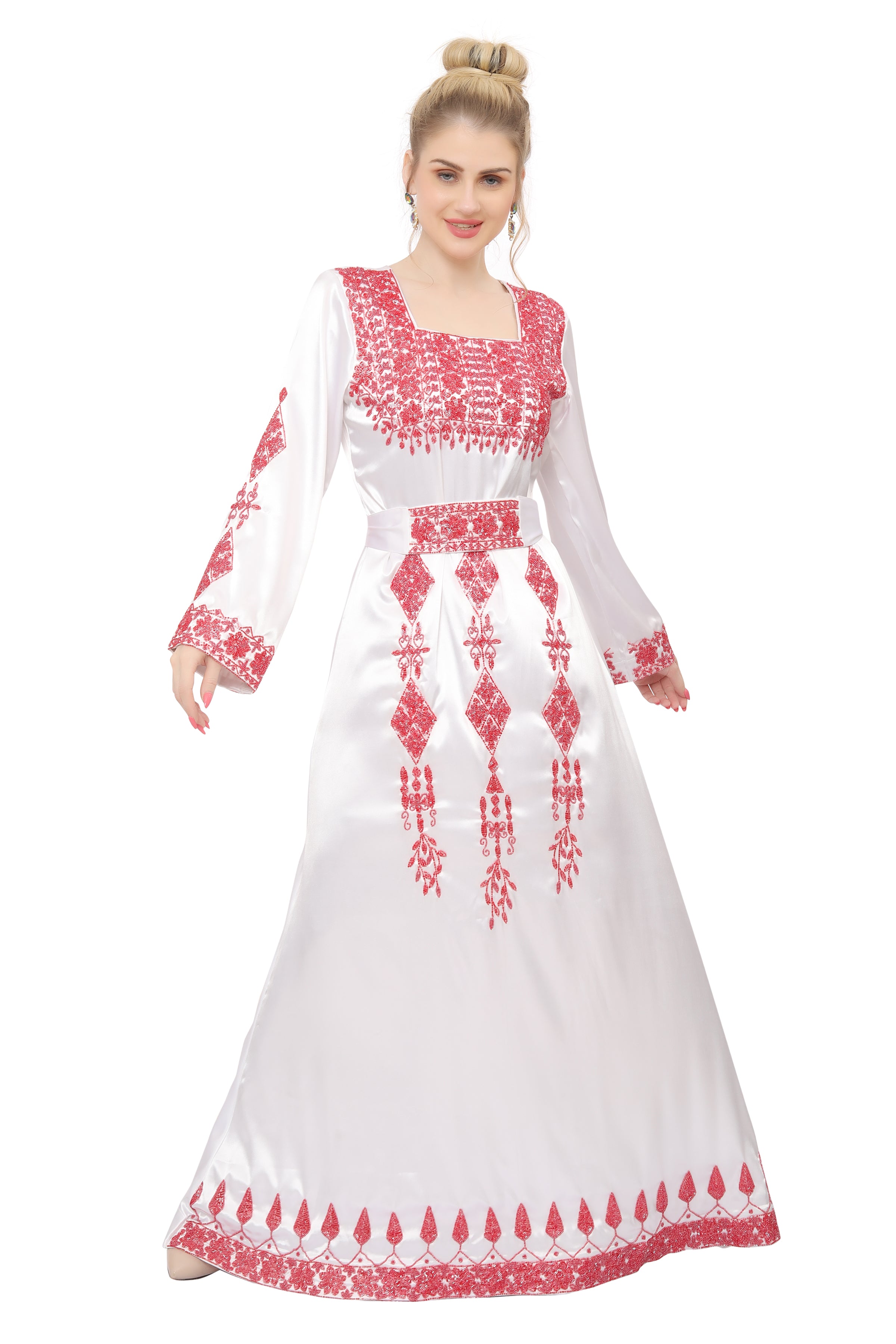 Arabian Kaftan Cultural Walima Gown