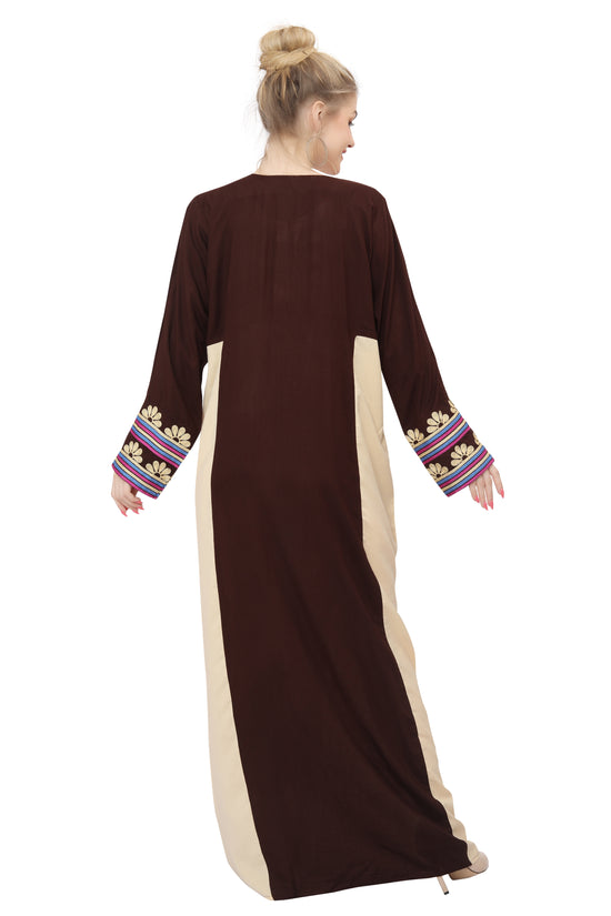 Load image into Gallery viewer, Designer Abaya Caftan Maxi Gown For Ladies
