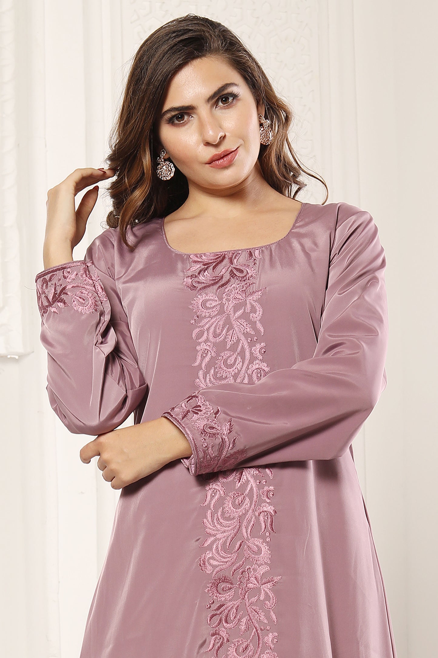 purple party dress womens Modern Eid Wear for Women in Pastel Purple Party Gown – Maxim Creation