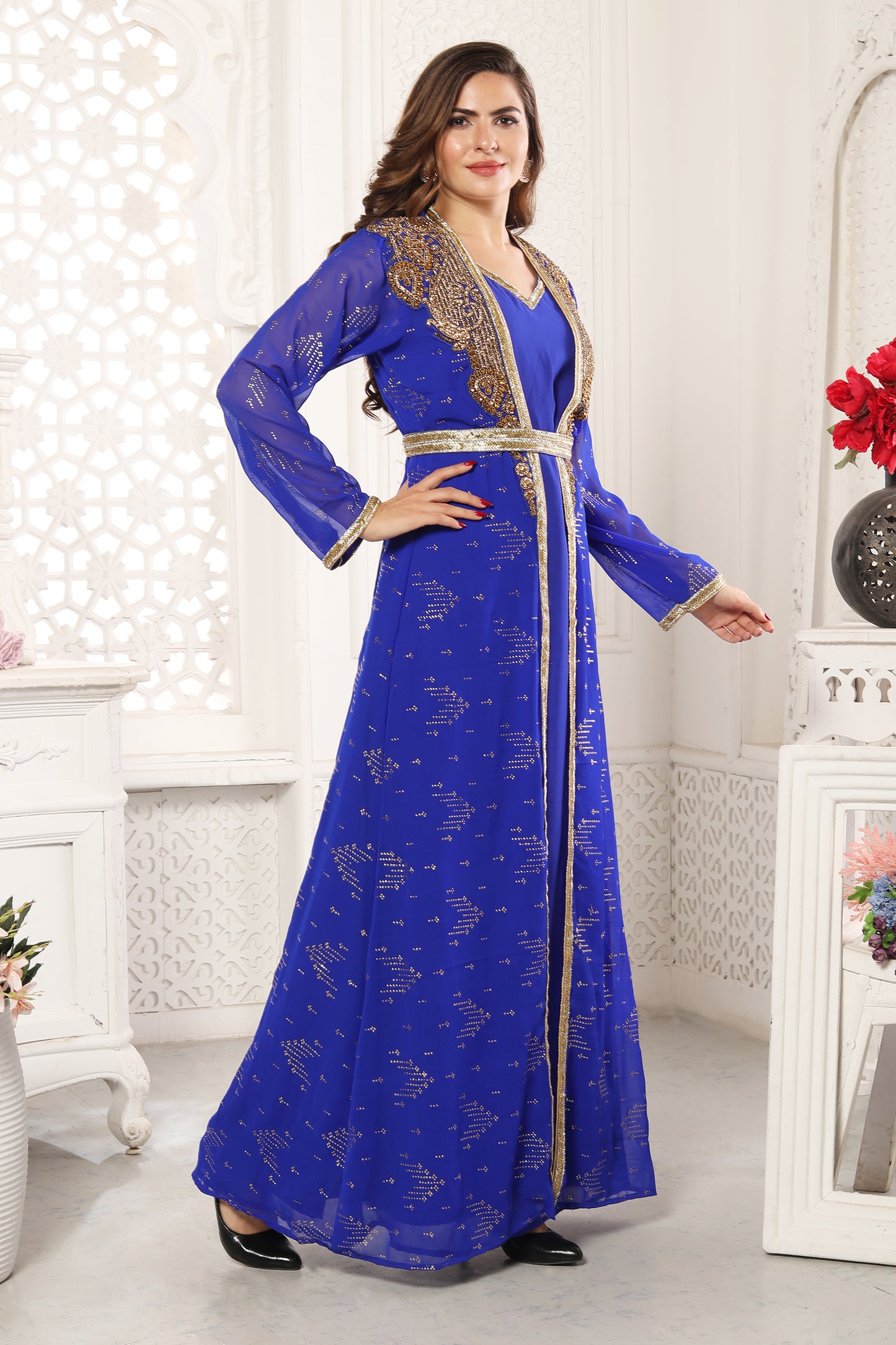 Designer Kaftan Henna Tea Party Maxi Gown Designer Kaftan Henna Tea Party Maxi Gown