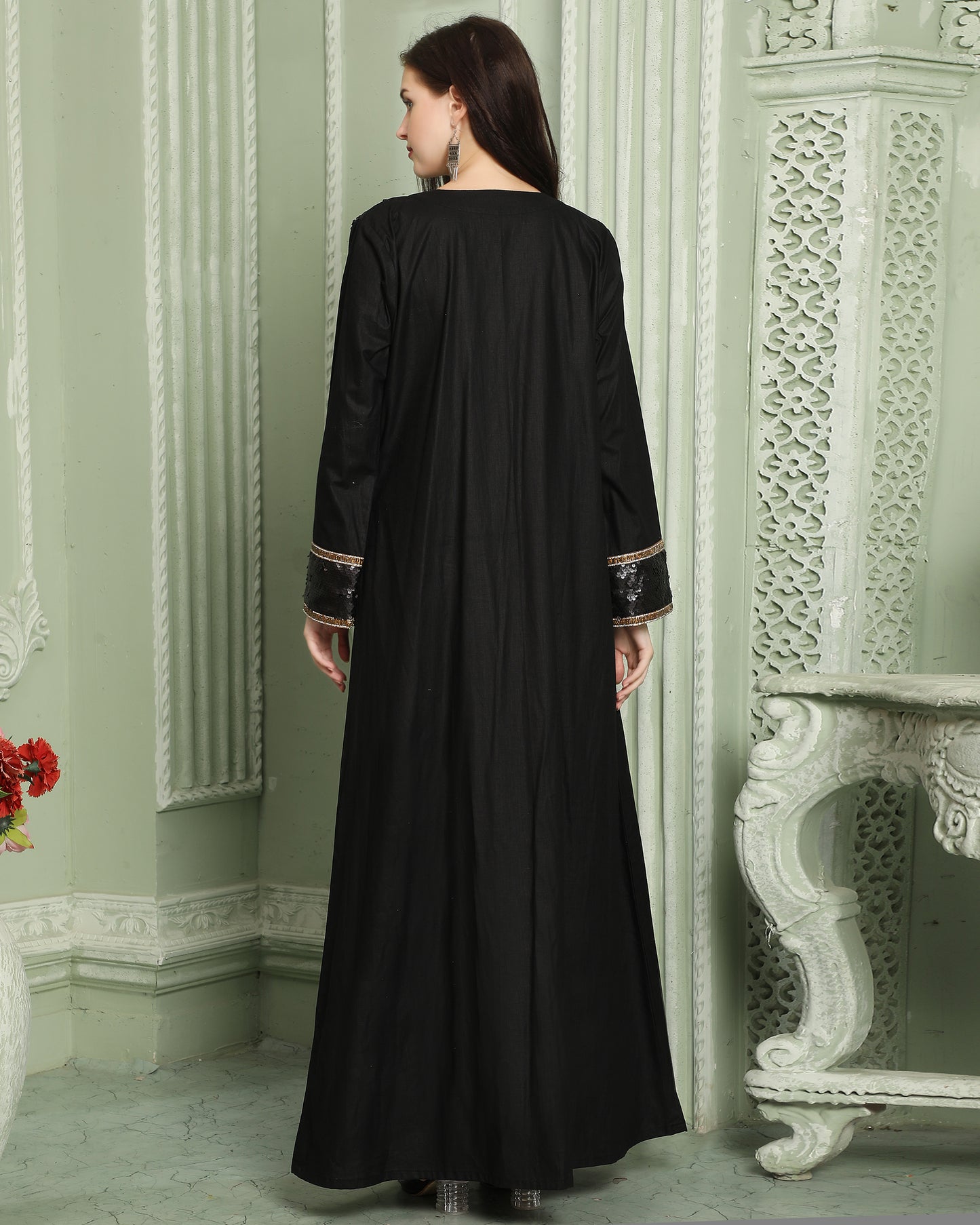 cut dana work dress Bridal Dress Cutdana Work in Golden Colour