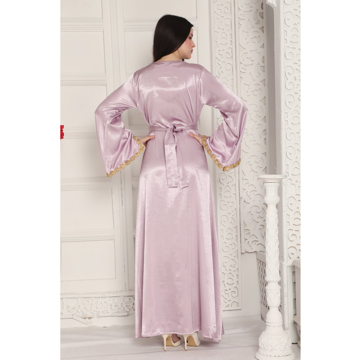 pink lace arab dress Custom Made Pink Lace Tulle Boho Lace Wedding Dress... From Missdressprom, Rs.13,811.7