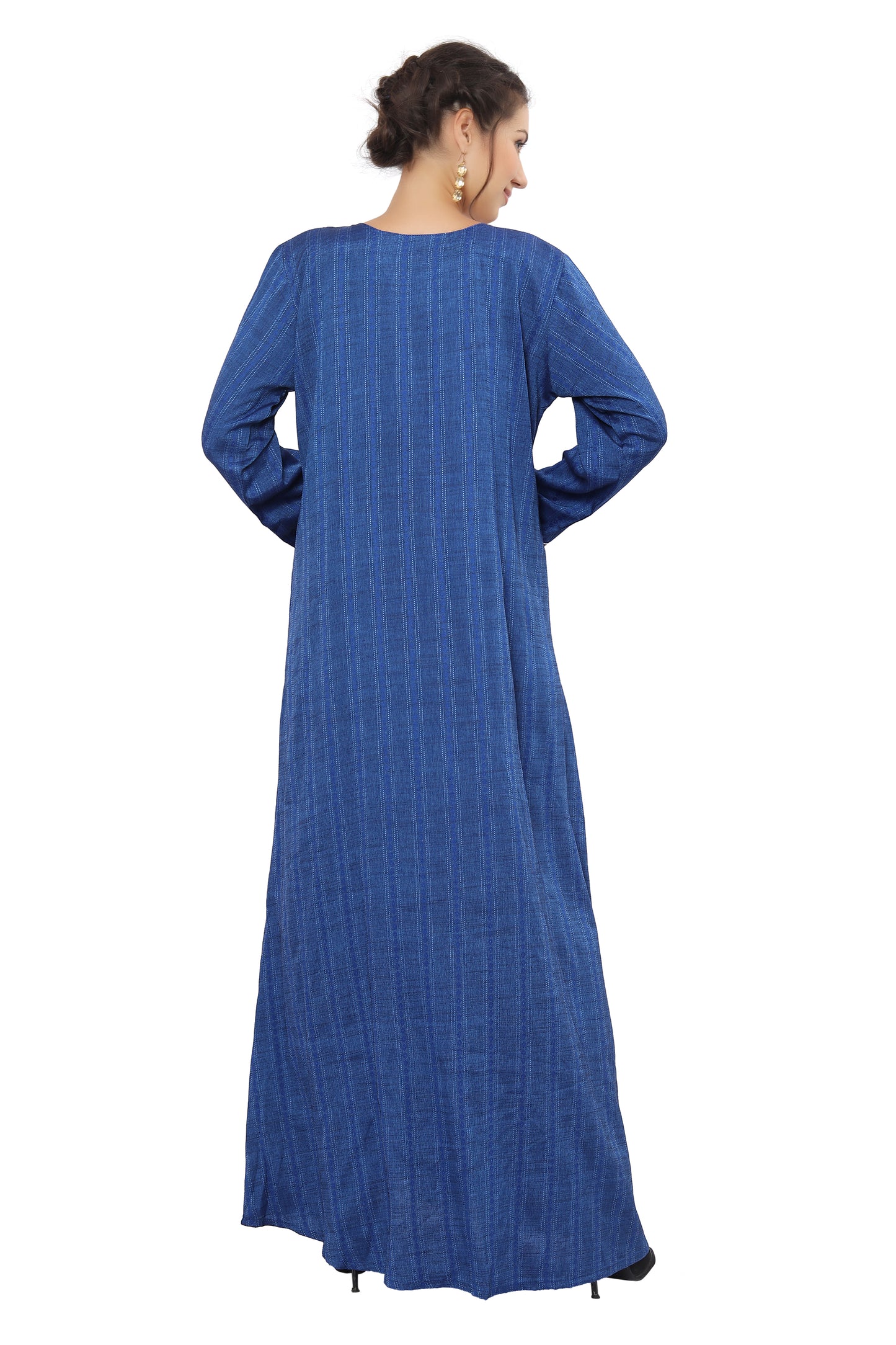 Load image into Gallery viewer, Designer Kaftan Rayon Maxi Gown
