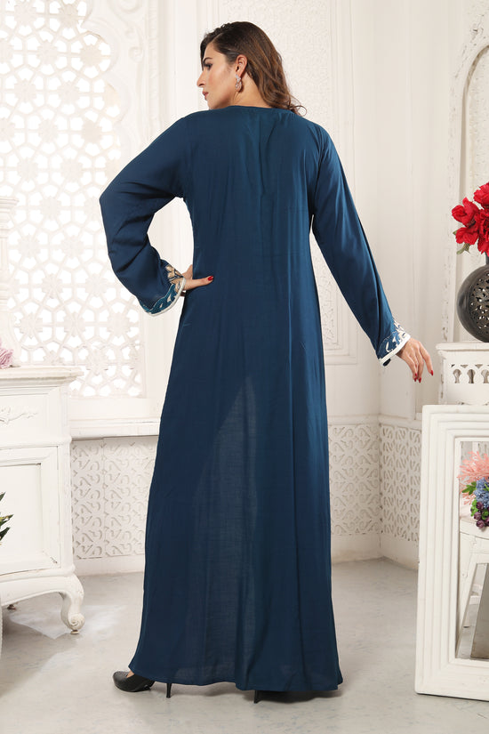 Designer Jalabiya Algerian Caftan Partywear Gown