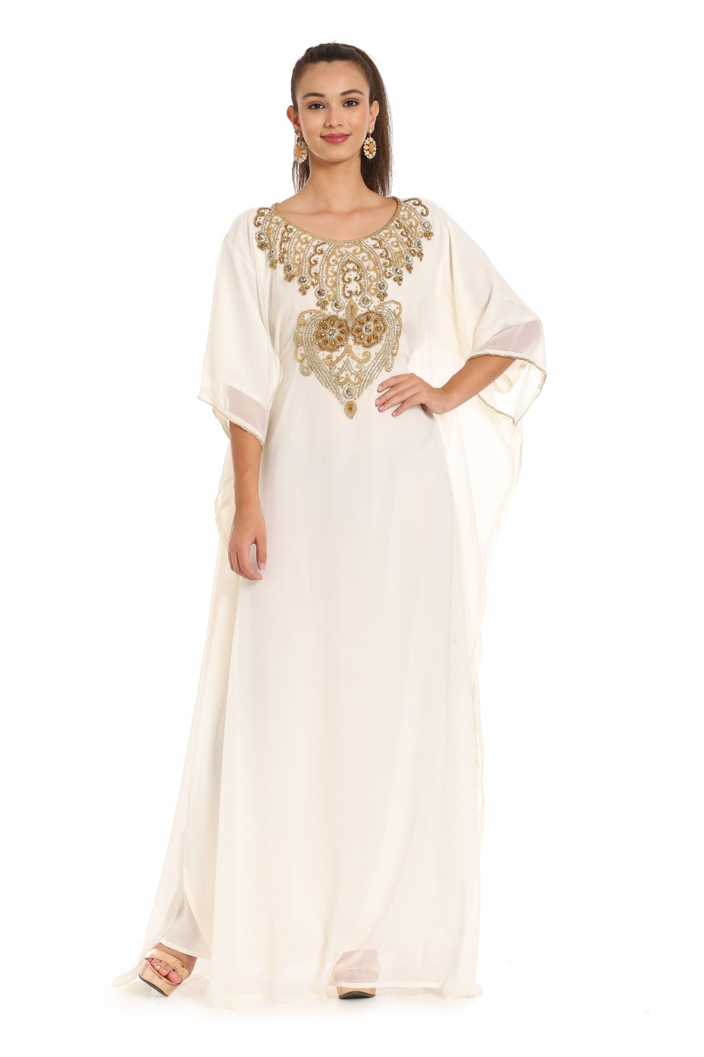 tunic party dress Silky GOLD Kaftan TUNIC Dress, Summer Beach Cover Up, Party Dress, One Size UK 8-18