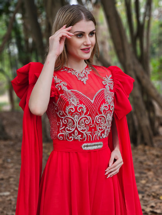 Designer Takchita Caftan Arabian Ethnic Wear Gown