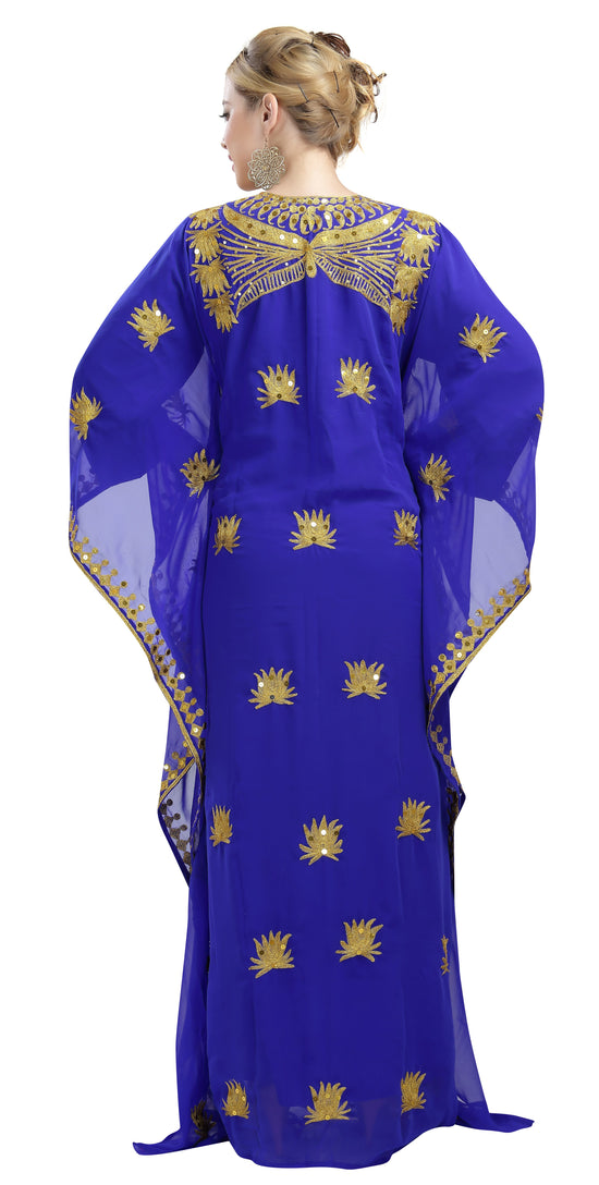 Load image into Gallery viewer, Henna Party Arabian Farasha Maxi Dress - Maxim Creation
