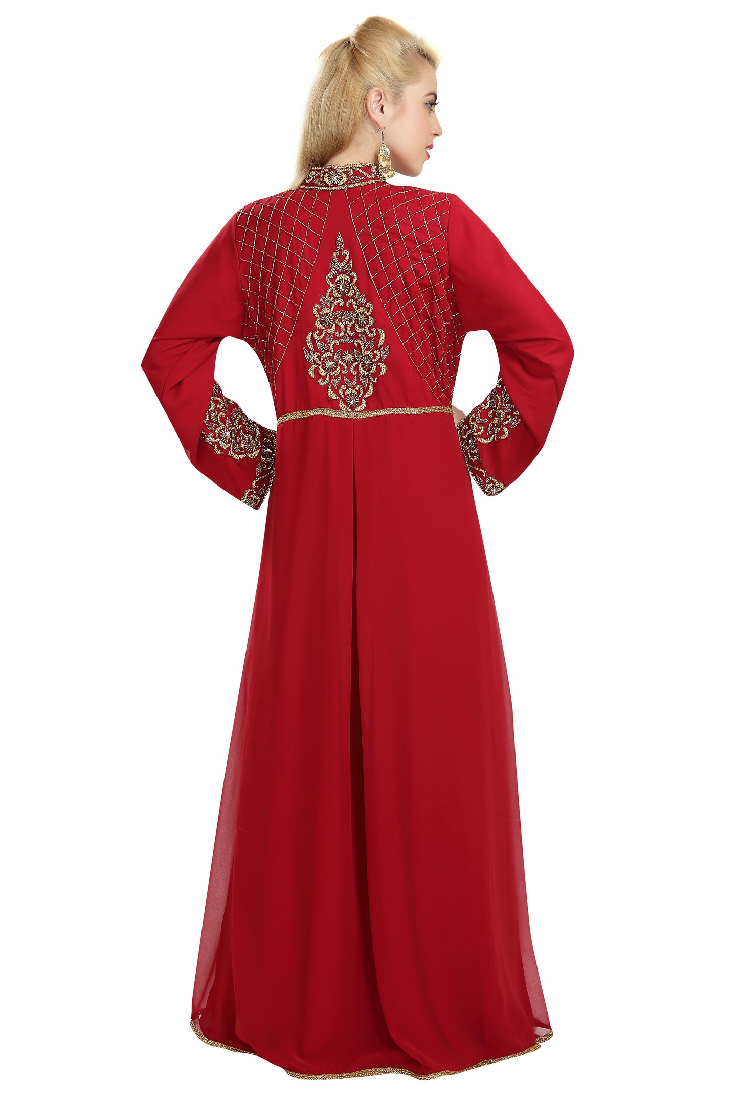 Designer Abaya With French Soiree Robe - Maxim Creation