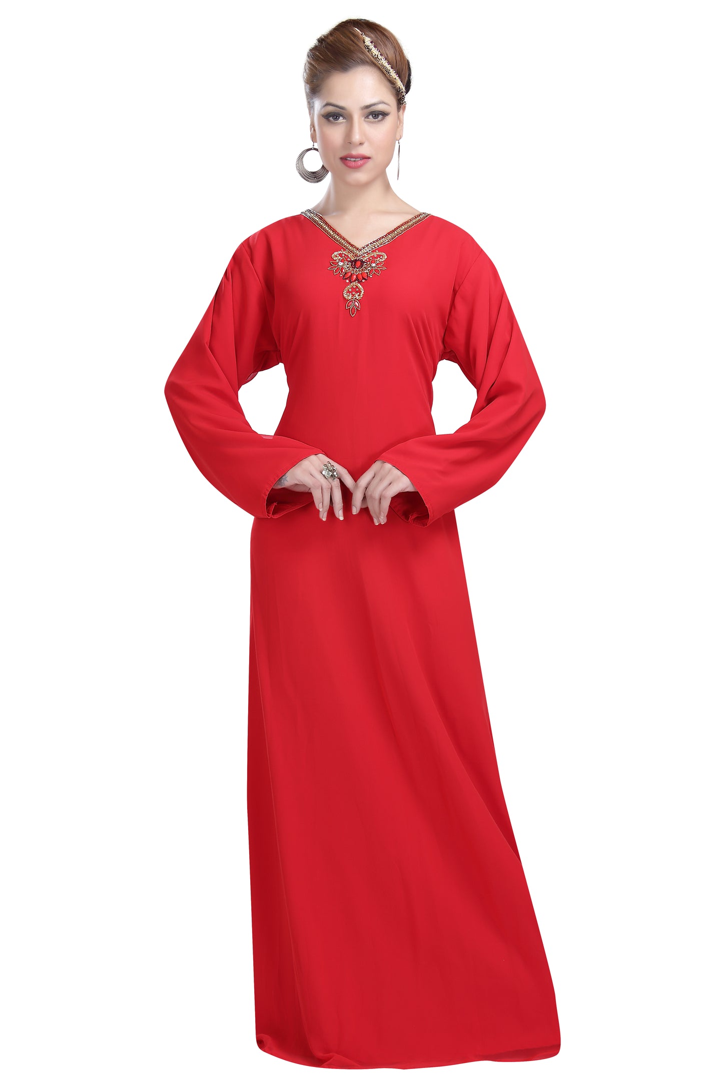 boho night dress Emerald Green Henna Night Dress 40