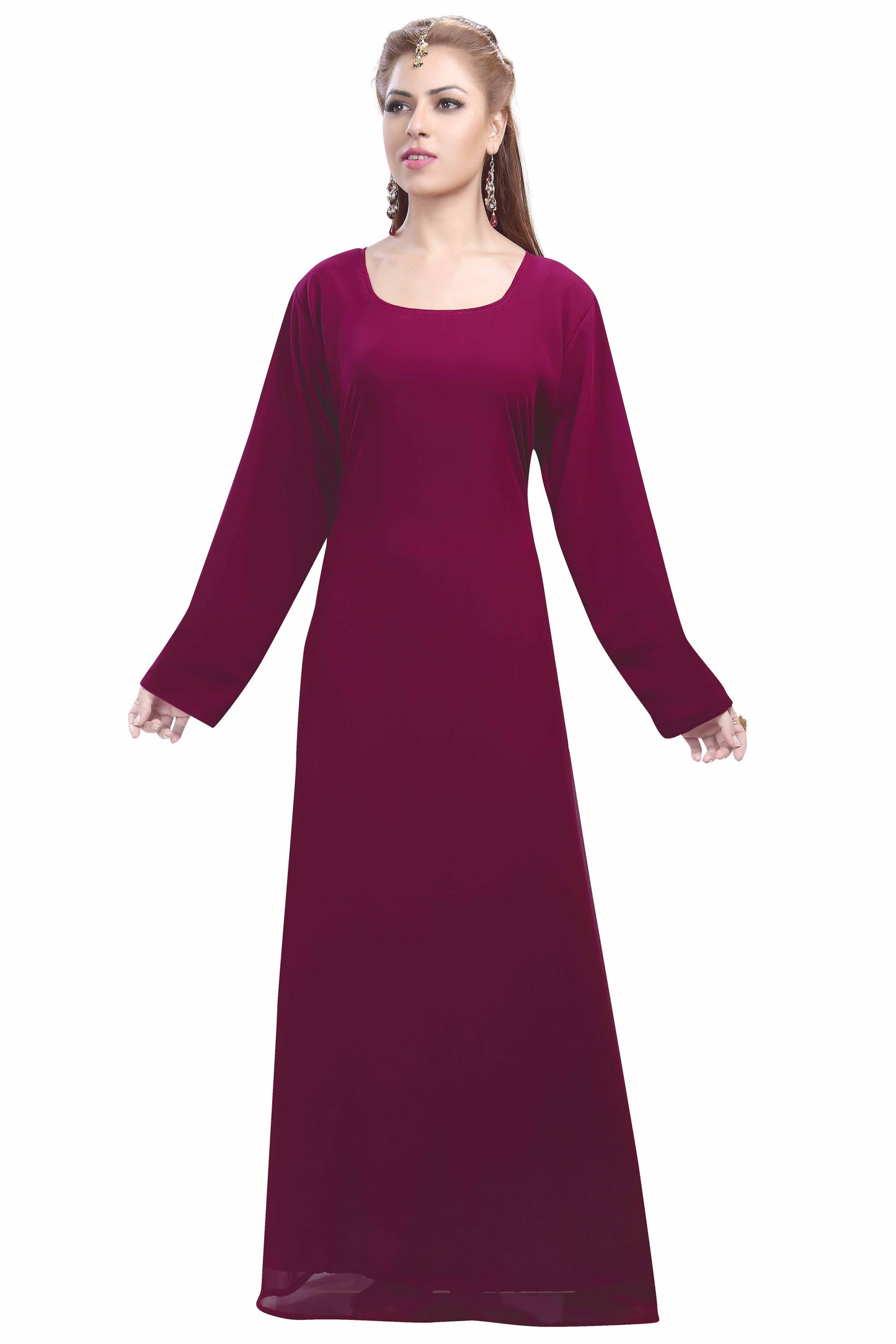 Load image into Gallery viewer, Plain Maxi Gown Night Dress - Maxim Creation

