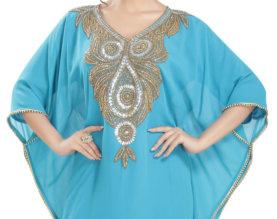 Designer Farasha Maxi Hand Embroidered Dress - Maxim Creation