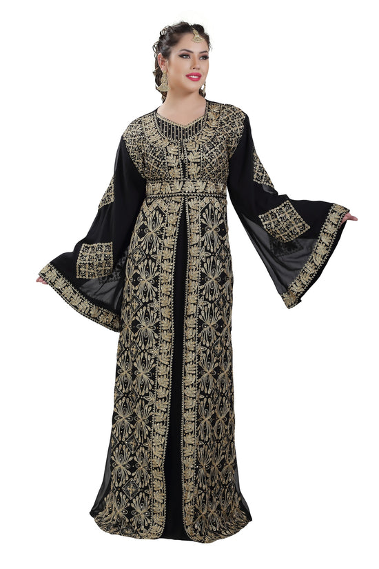 Arabian Kaftan Cultural Walima Gown - Maxim Creation