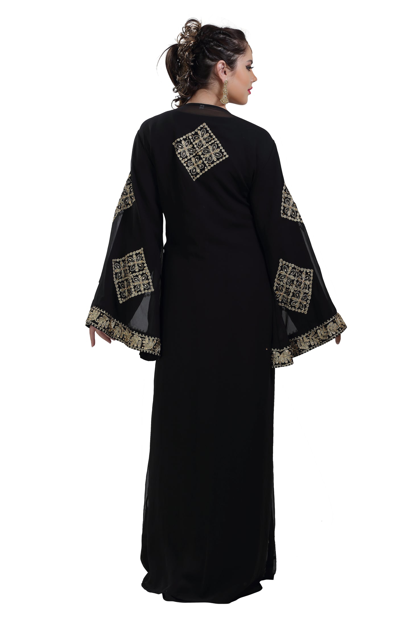 Load image into Gallery viewer, Arabian Kaftan Cultural Walima Gown - Maxim Creation
