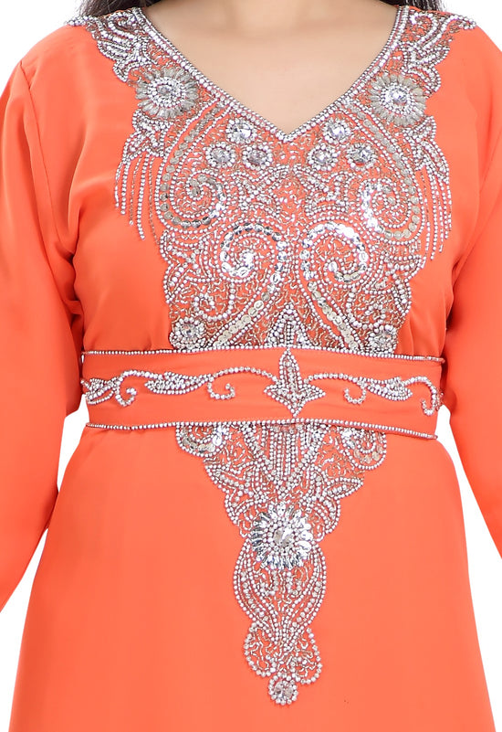 Charger l&amp;#39;image dans la galerie, Henna Party Dress Traditional Farasha - Maxim Creation
