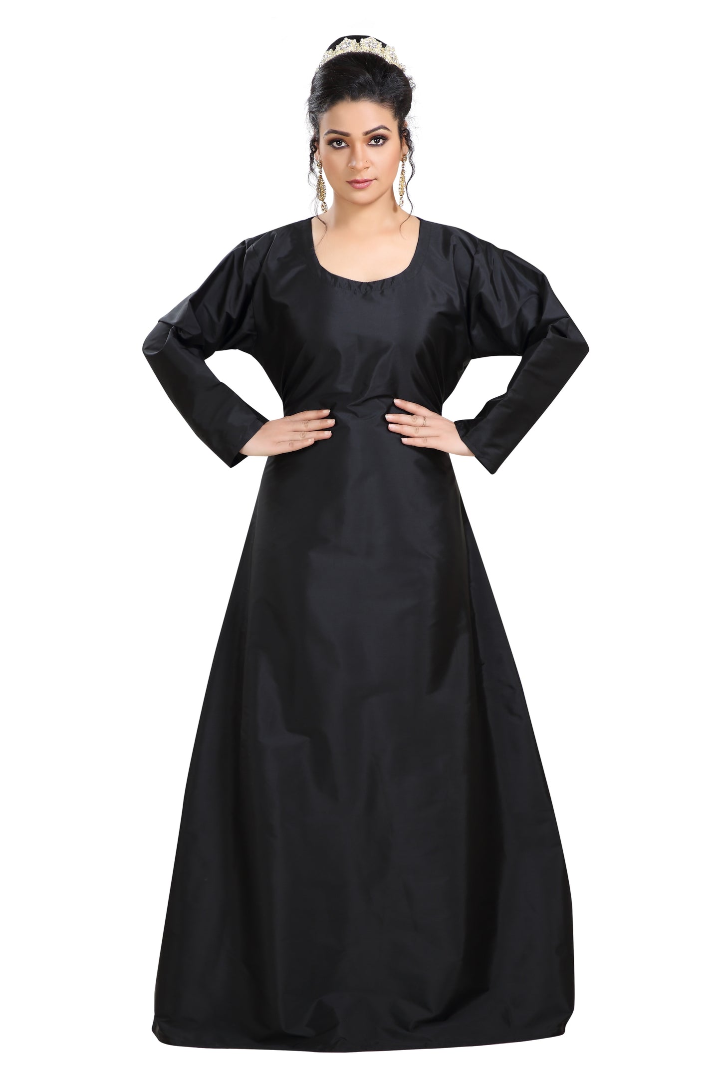 Modern Kaftan Dress Arabian Gown 5XL / 52 Inches / No Scarf Modern Kaftan Dress Arabian Gown 5XL / 52 Inches / No Scarf