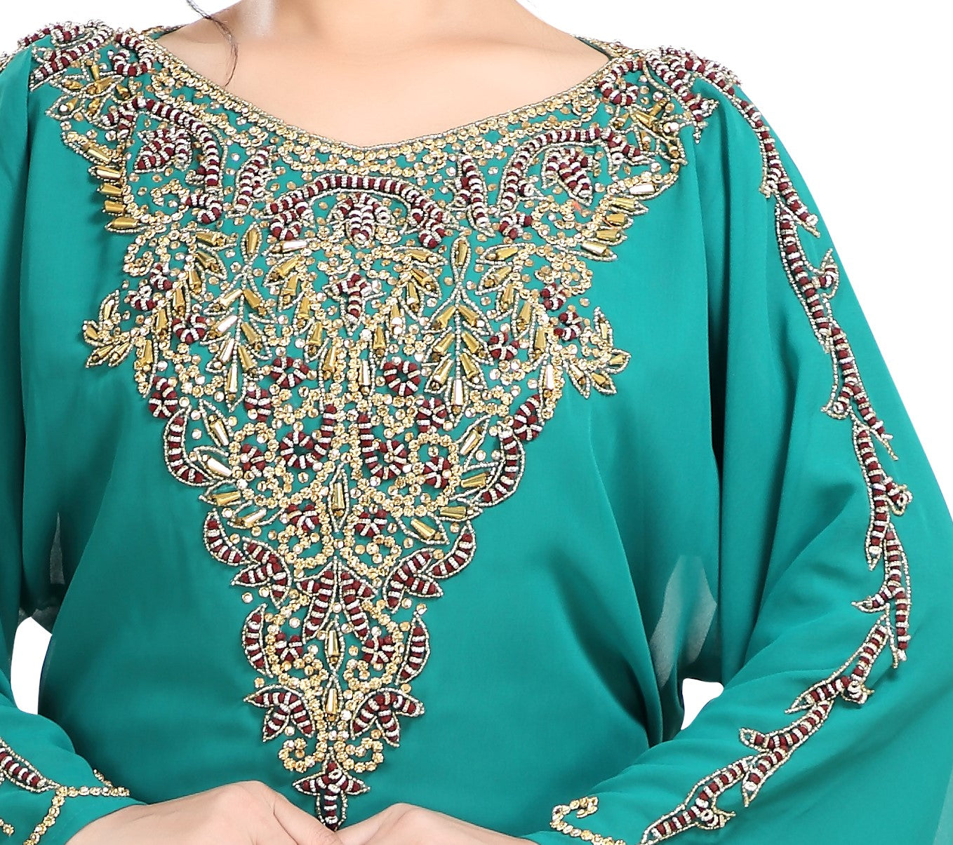 Arabian Caftan Dress Jalabiya Boho - Maxim Creation