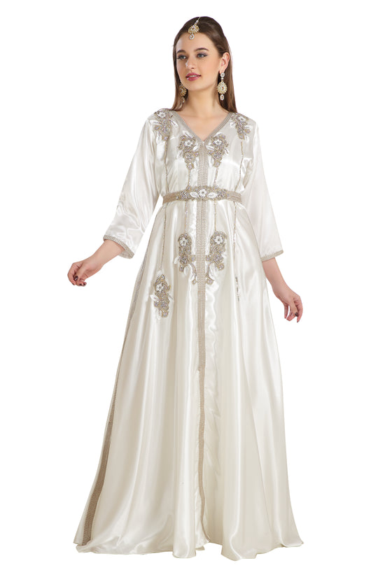 Charger l&amp;#39;image dans la galerie, Embroidered Dress Bridal Takchita Gown - Maxim Creation
