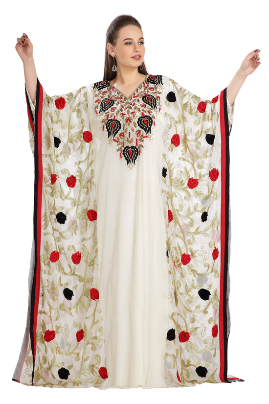 Algerian Dress Designer Jalabiya Gown - Maxim Creation