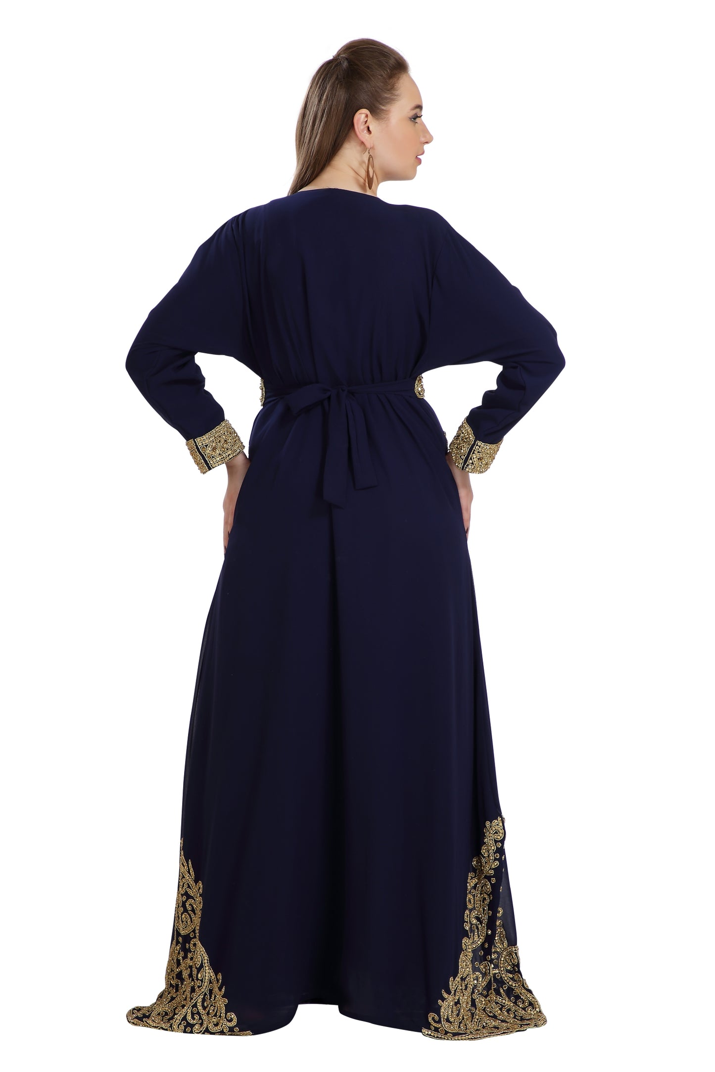 Jalabiya Gown Luxe Kaftan Dress - Maxim Creation