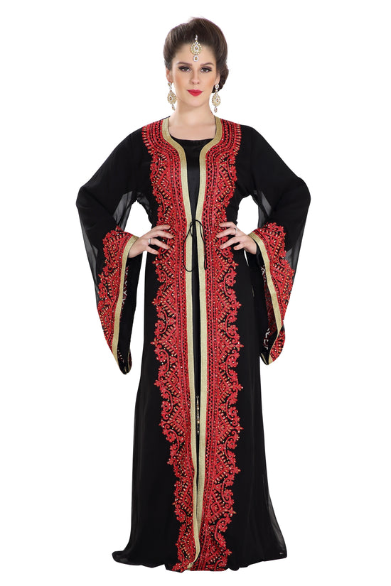 Load image into Gallery viewer, Wedding Gown Arab Princess Luxe Kaftan - Maxim Creation
