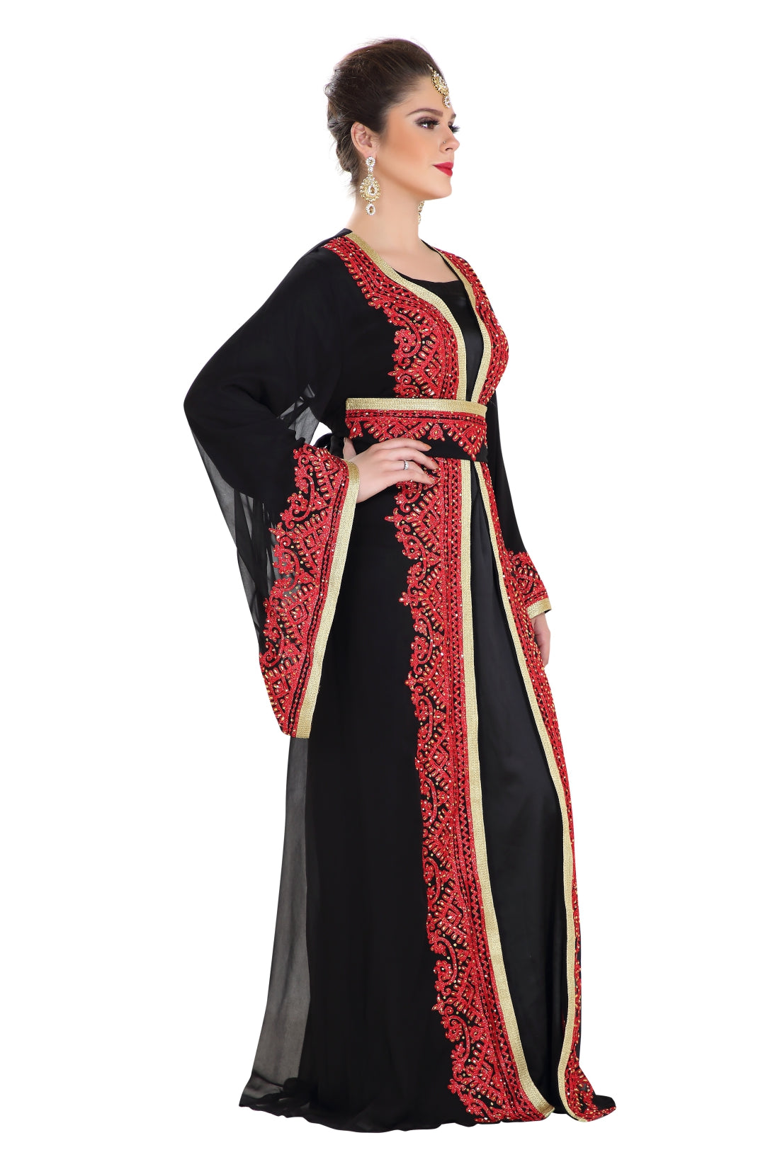 Load image into Gallery viewer, Wedding Gown Arab Princess Luxe Kaftan - Maxim Creation
