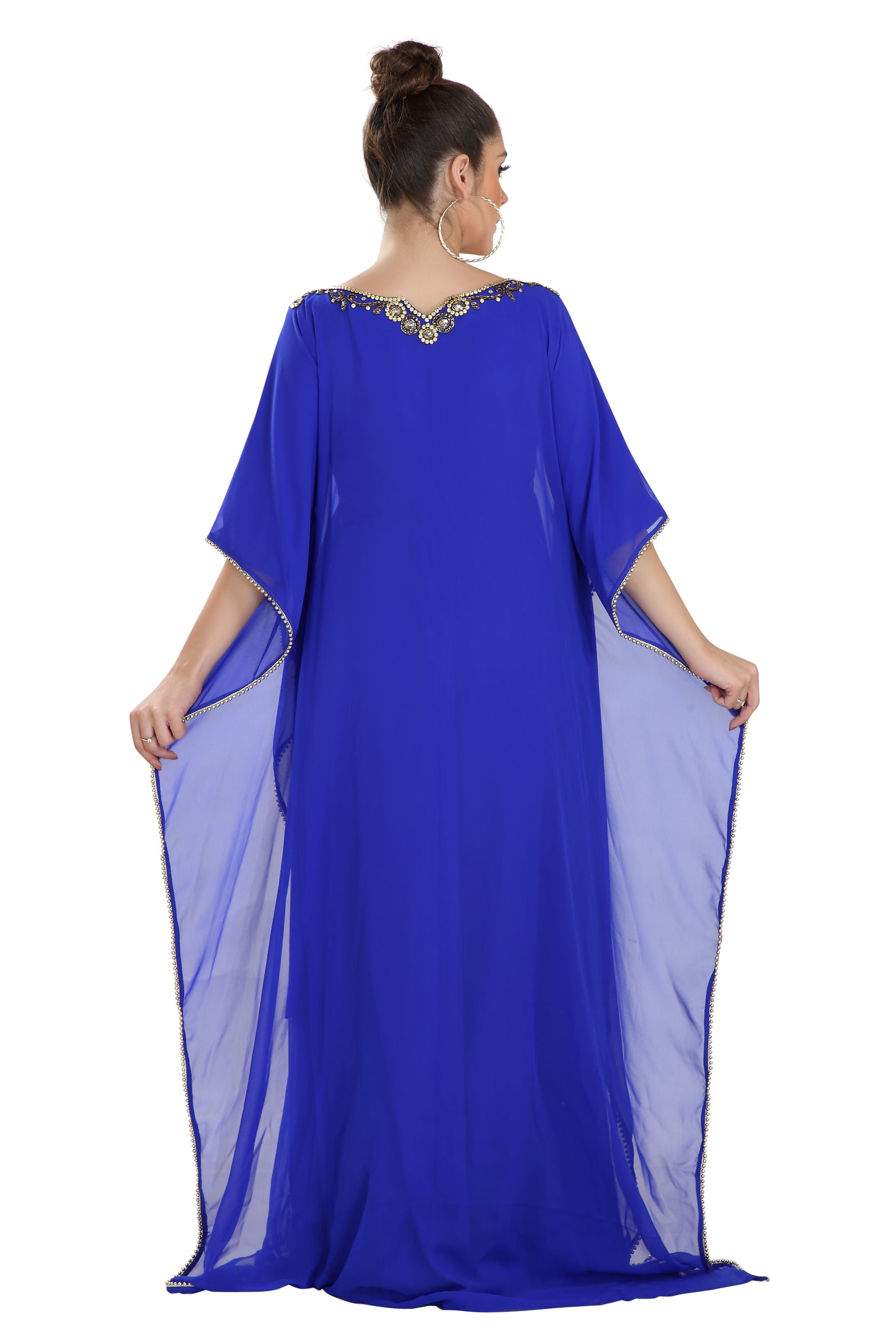 Jalabiya in Royal Blue Maxi Dress Jalabiya in Royal Blue Maxi Dress