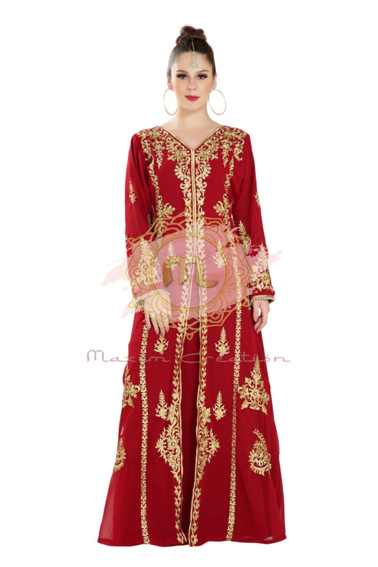 Load image into Gallery viewer, Traditional Maxi Dress Arabian Gown - Maxim Creation
