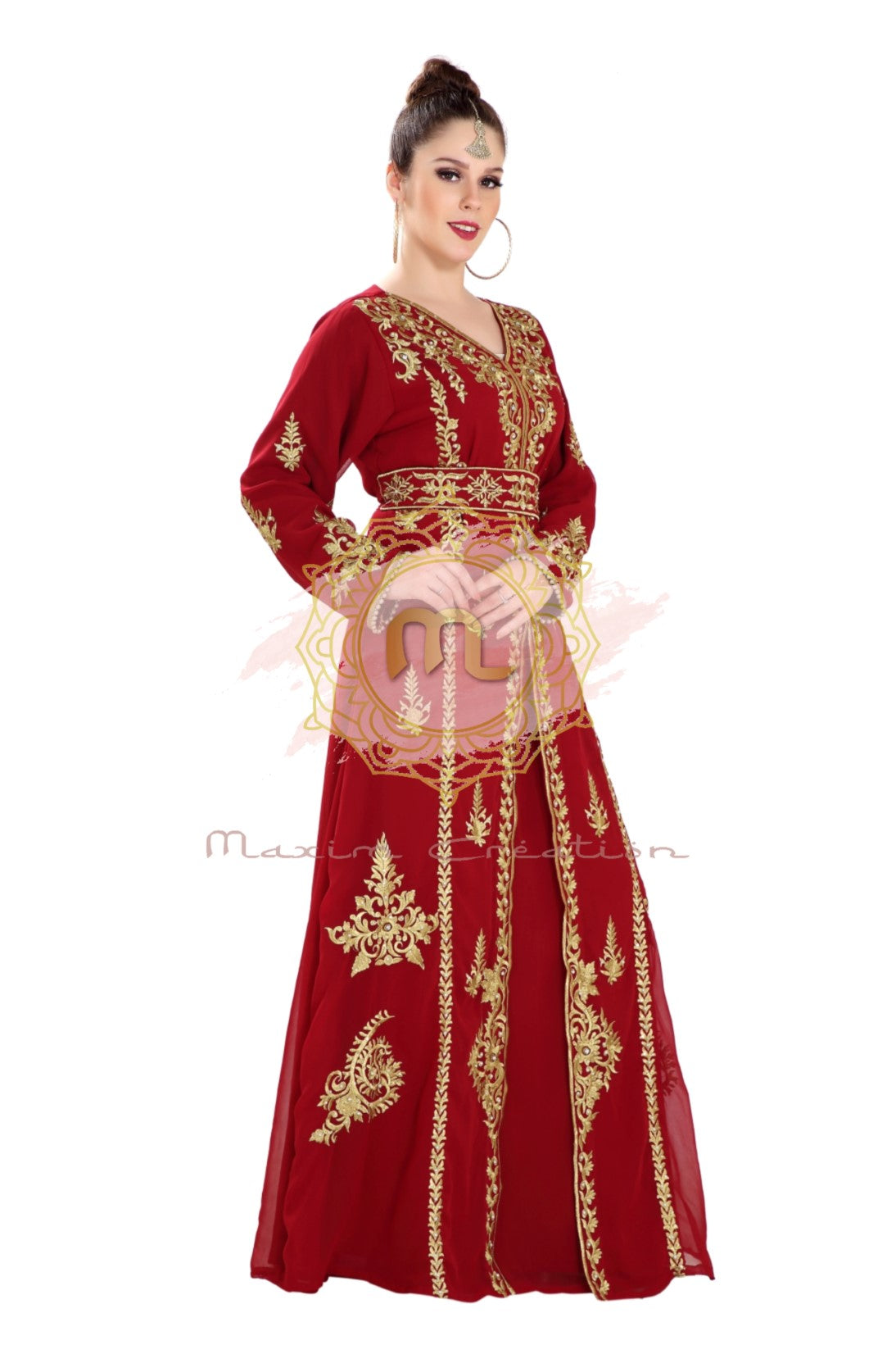 Charger l&amp;#39;image dans la galerie, Traditional Maxi Dress Arabian Gown - Maxim Creation
