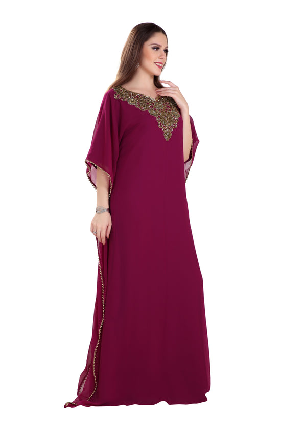Muslim Women Abaya Kaftan Long Sleeve Maxi Dress Dress Robes Arab Loose  Casual | eBay