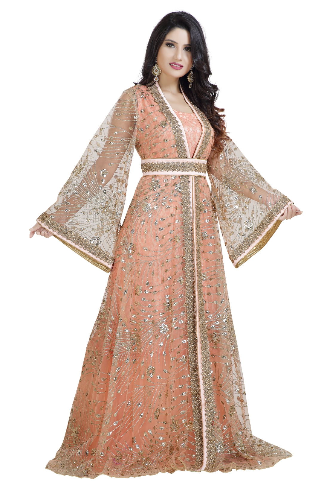 Turkish Caftan Dress Khaleeji Thobe 2XL / 54 Inches / No Scarf Turkish Caftan Dress Khaleeji Thobe 2XL / 54 Inches / No Scarf