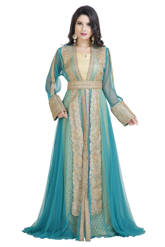 Khaleeji Thobe Cultural Walima Arabic Gown - Maxim Creation